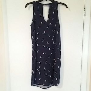 Navy Summer Dress by GAP Sailboat Design XS Sweet